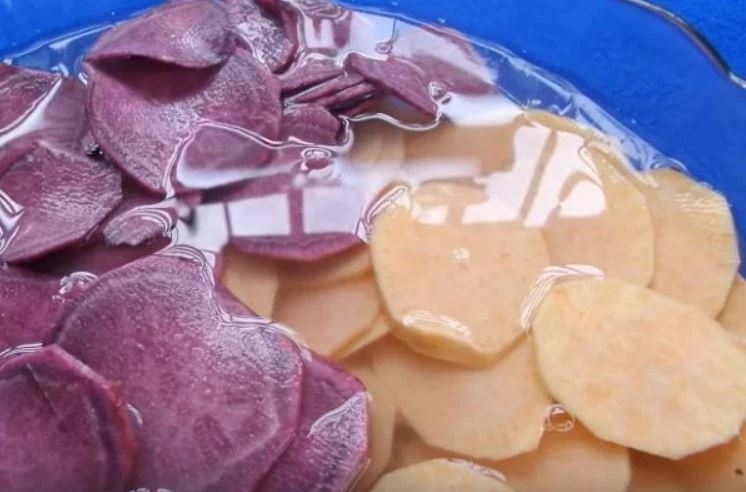 cách làm khoai lang chiên 4