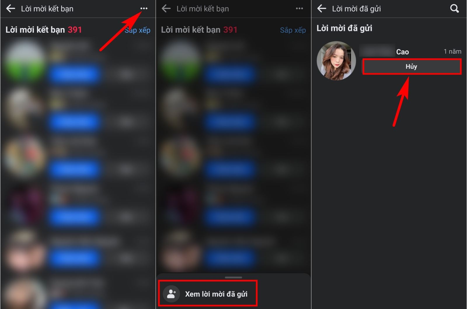 cách xóa lời mời kết bạn đã gửi trên Facebook 7