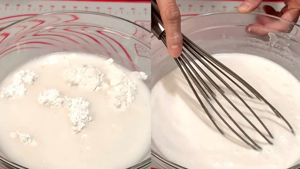cách pha bột bánh bèo