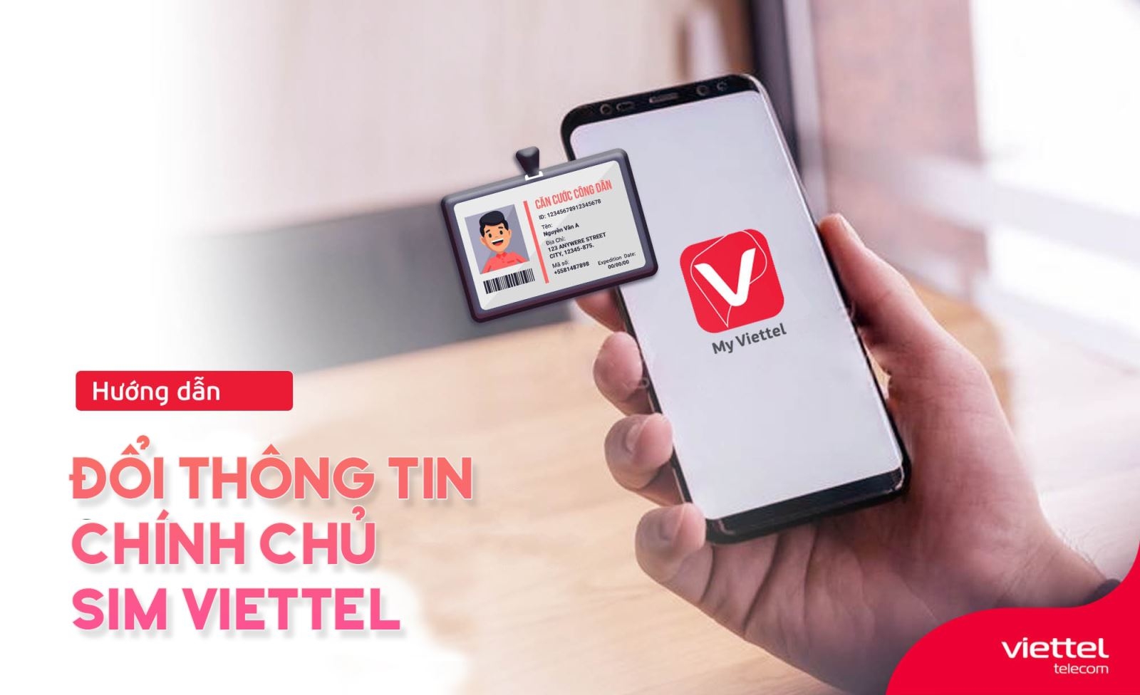 cách đổi thông tin chính chủ SIM Viettel 1