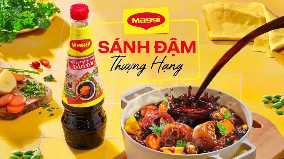 Poster sản phẩm nước tương Maggi