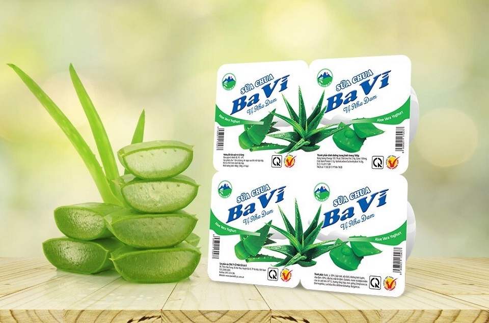Poster sản phẩm sữa chua Ba Vì