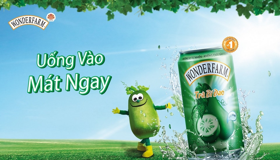 Poster sản phẩm trà bí đao