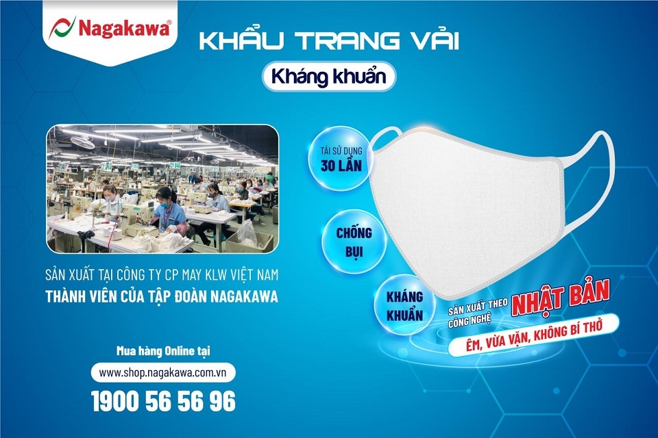 Poster khẩu trang vải kháng khuẩn
