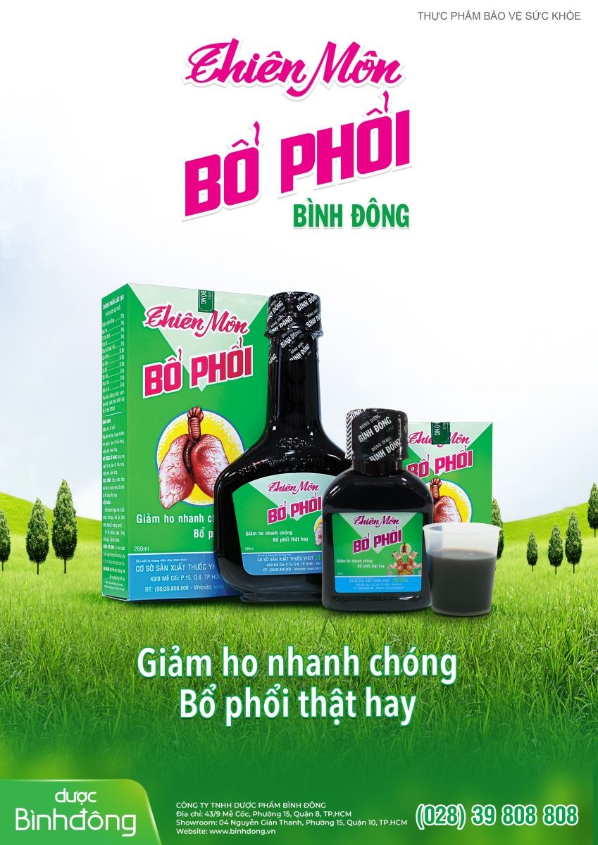 Poster sản phẩm Thiên môn bổ phổi Bình Đông