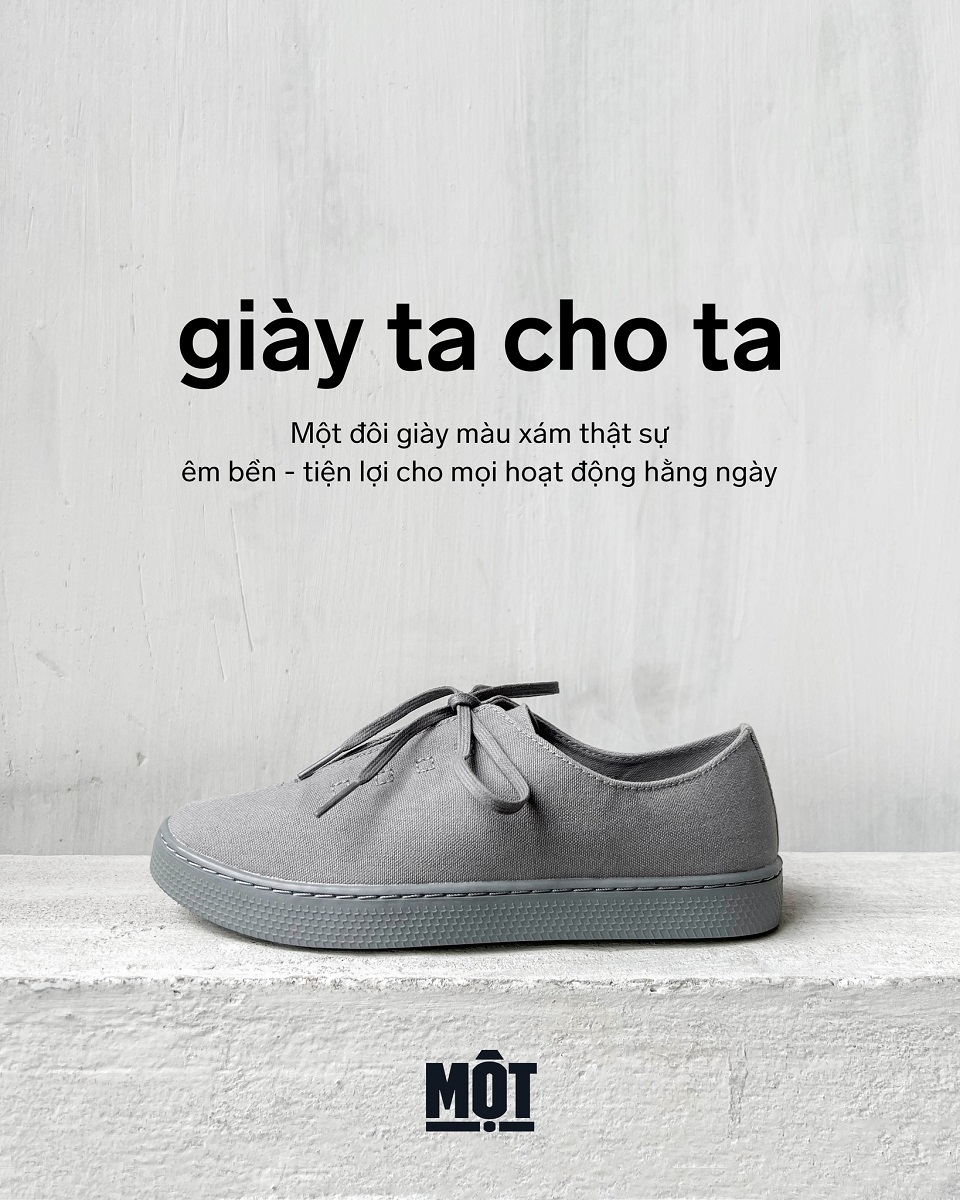 Poster sản phẩm giày MỘT