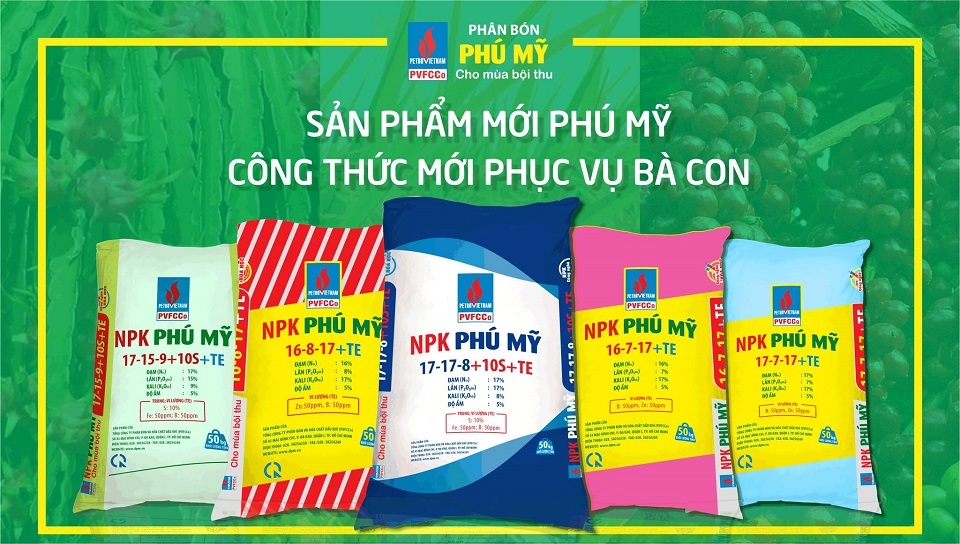 Poster sản phẩm phân bón Phú Mỹ