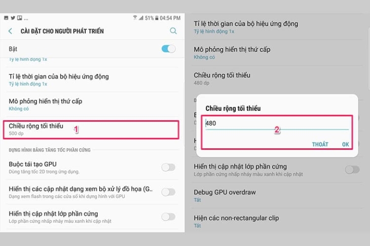 Điều chỉnh chỉ số DPI