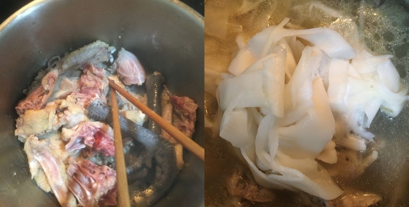 Gà nấu măng chua hình 5