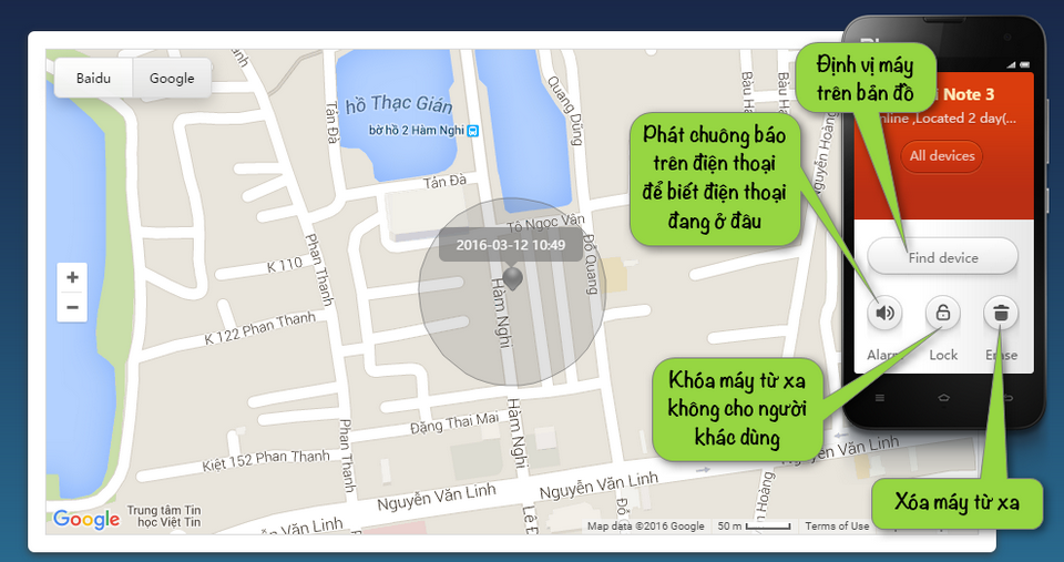 Thiết lập thêm nhiều tính năng khác