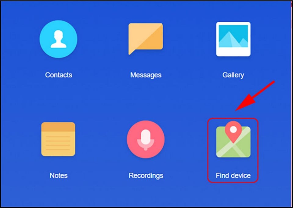 Tìm kiếm thiết bị bị mất
