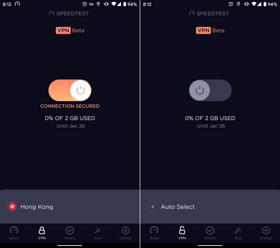 Trên màn hình không xuất hiện biểu tượng