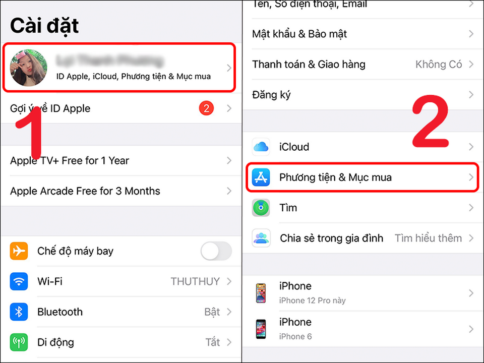 Thực hiện thao tác truy cập