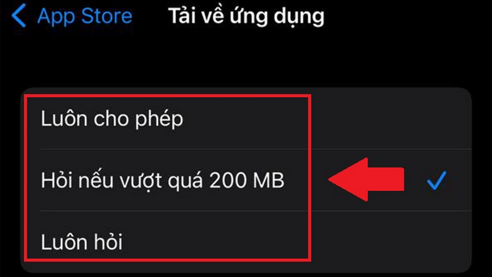 Điều kiện cập nhật chính xác