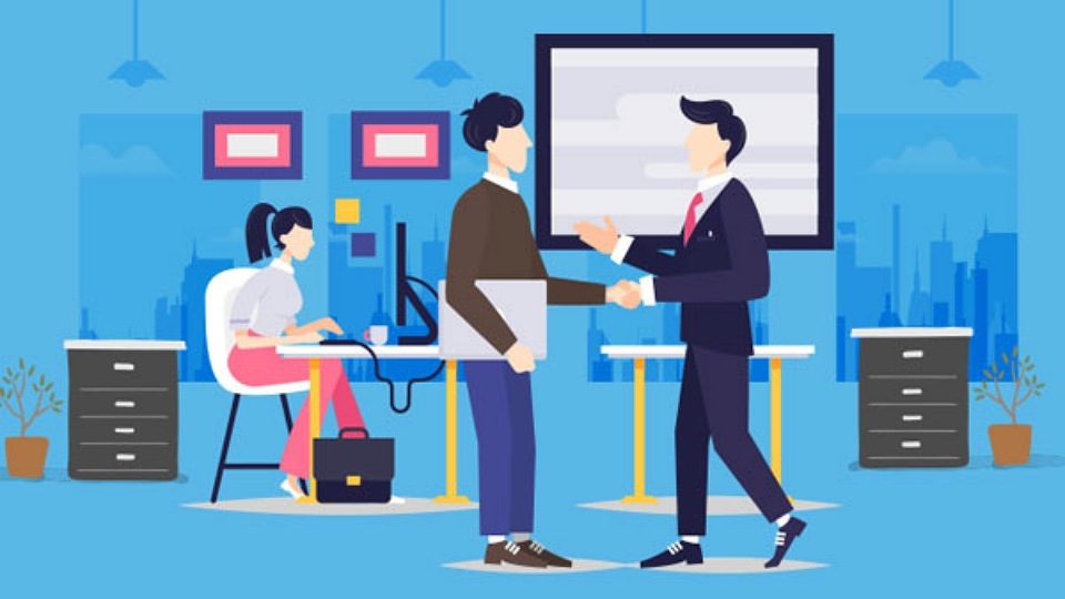 It Comtor làm việc với kỹ sư công nghệ