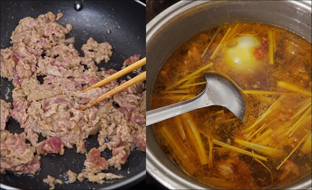 Cách nấu xáo bò