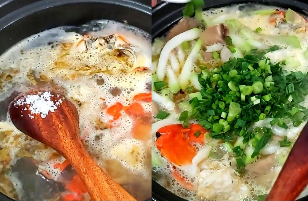 Chế biến cua nấu bầu