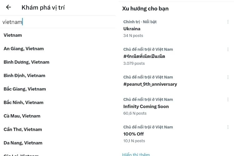 Cách tìm Top Trending Twitter của thế giới và Việt Nam nhanh chóng 03