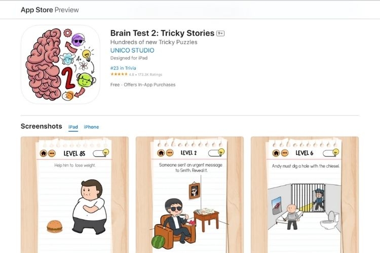 Hướng dẫn tải và chơi Brain Test 2 trên tất cả thiết bị 4