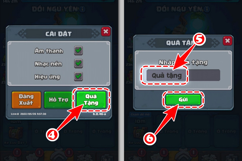 Nhập mã code Sinh Tử Môn nhận quà từ nhà phát hành.