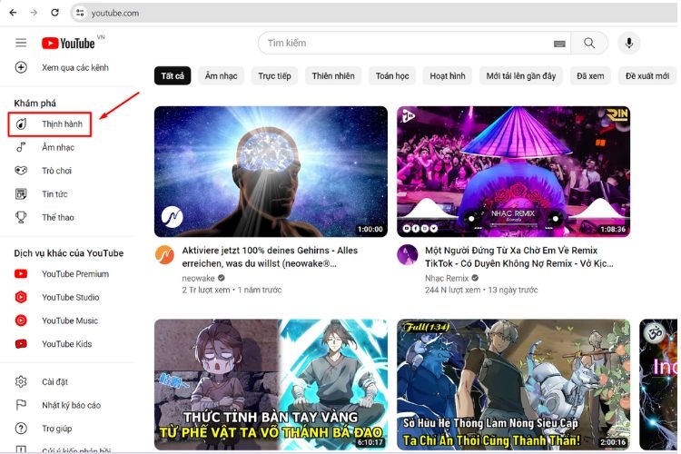 Top Trending Youtube