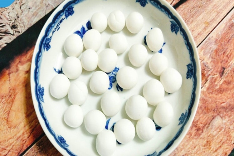 Vo viên bột năng đã nhồi