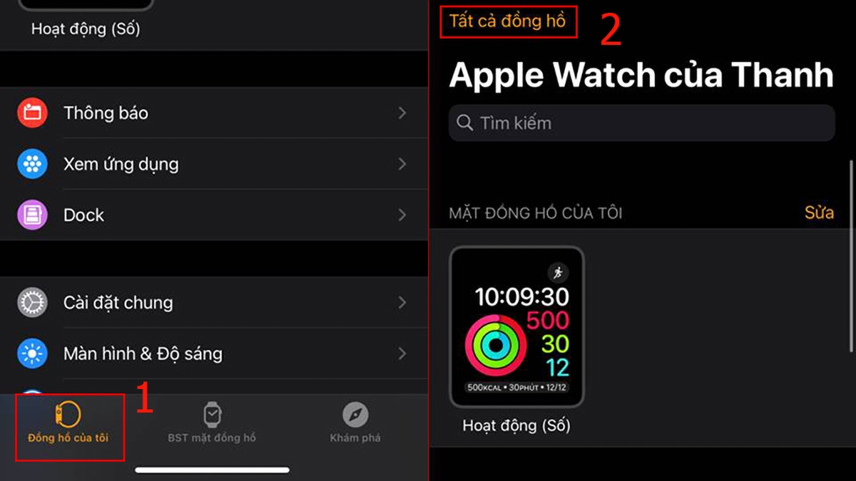 ngắt kết nối apple watch với iphone - hình 2
