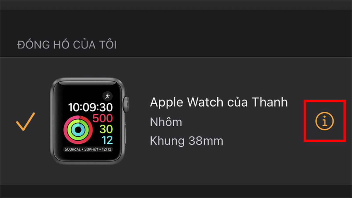 ngắt kết nối apple watch với iphone - hình 3