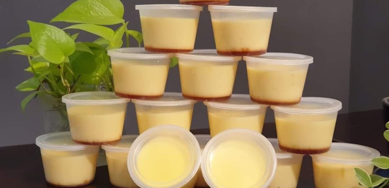 cách làm bánh flan phô mai 6