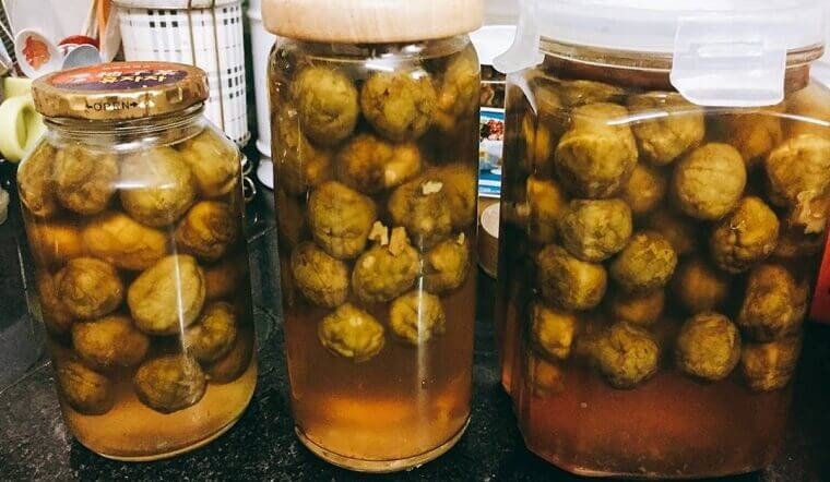 cách ngâm quả sấu 6