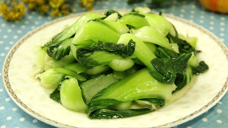 Các bước thực hiện món cải thìa xào dầu hào 3