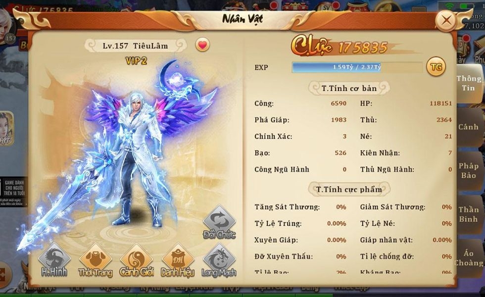 nhân vật game thiên hạ vô song
