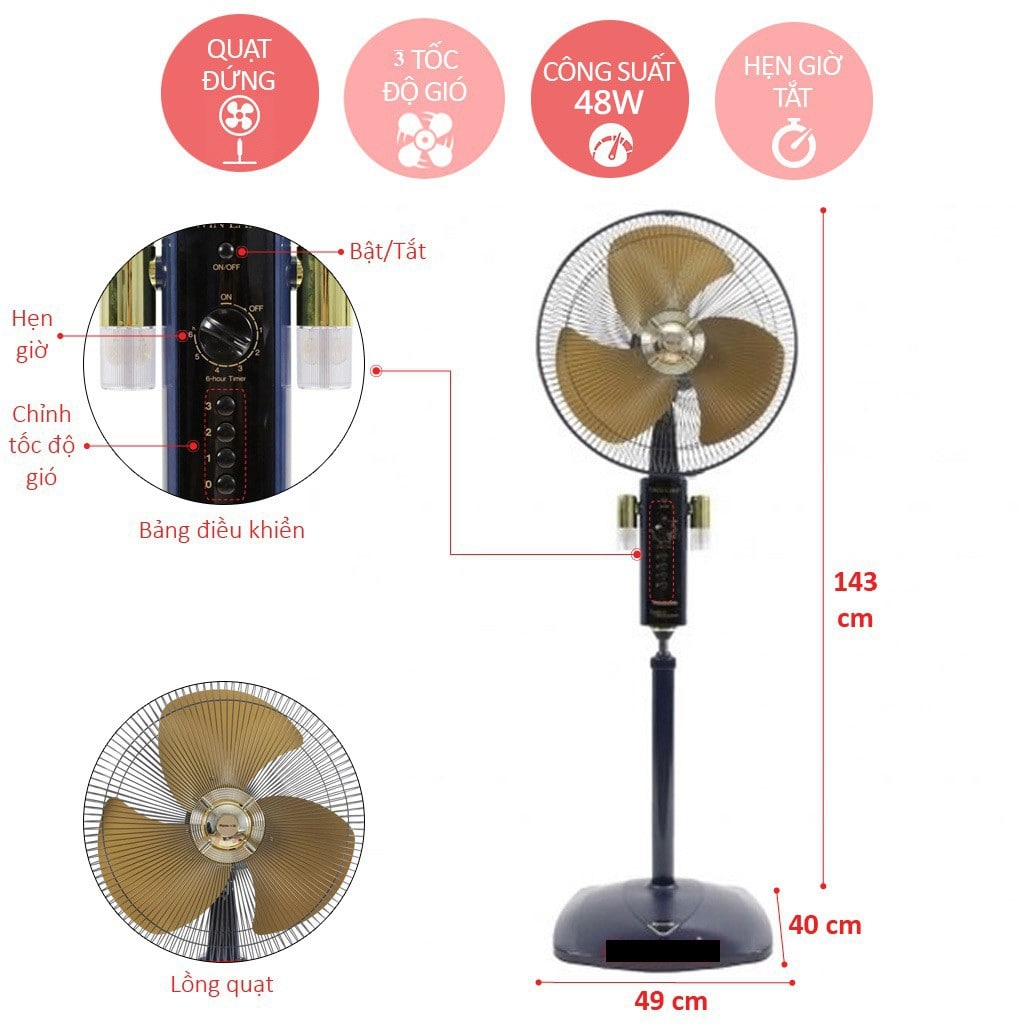so sánh quạt kdk và panasonic - hình 4
