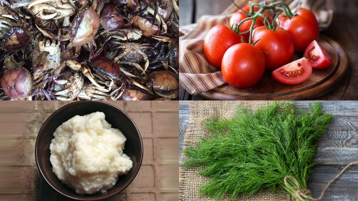 canh cua nấu chua - Ảnh 1