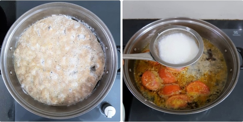 canh cua nấu chua - Ảnh 8