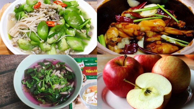 cơm chiều hình 8