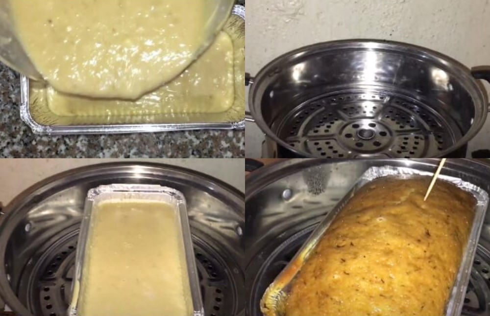 Hấp bánh chuối sữa tươi