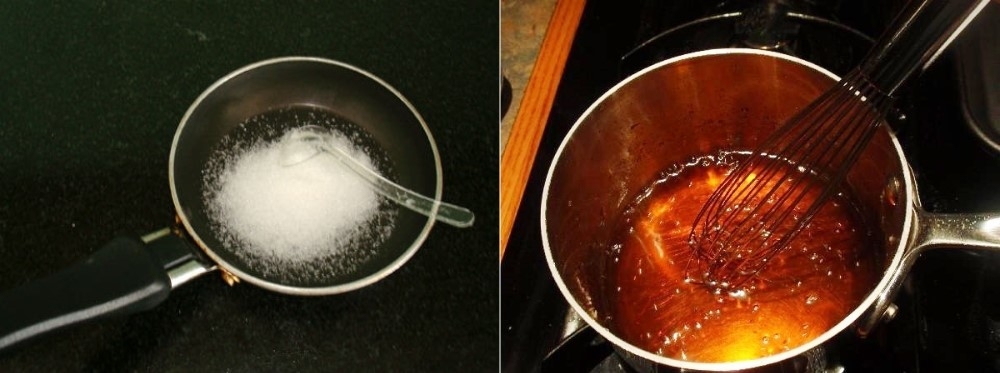 Nấu nước đường caramel