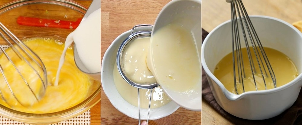 Trộn đều hỗn hợp bánh