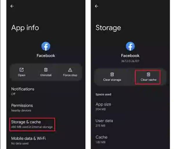 lỗi không đăng xuất được Facebook 7