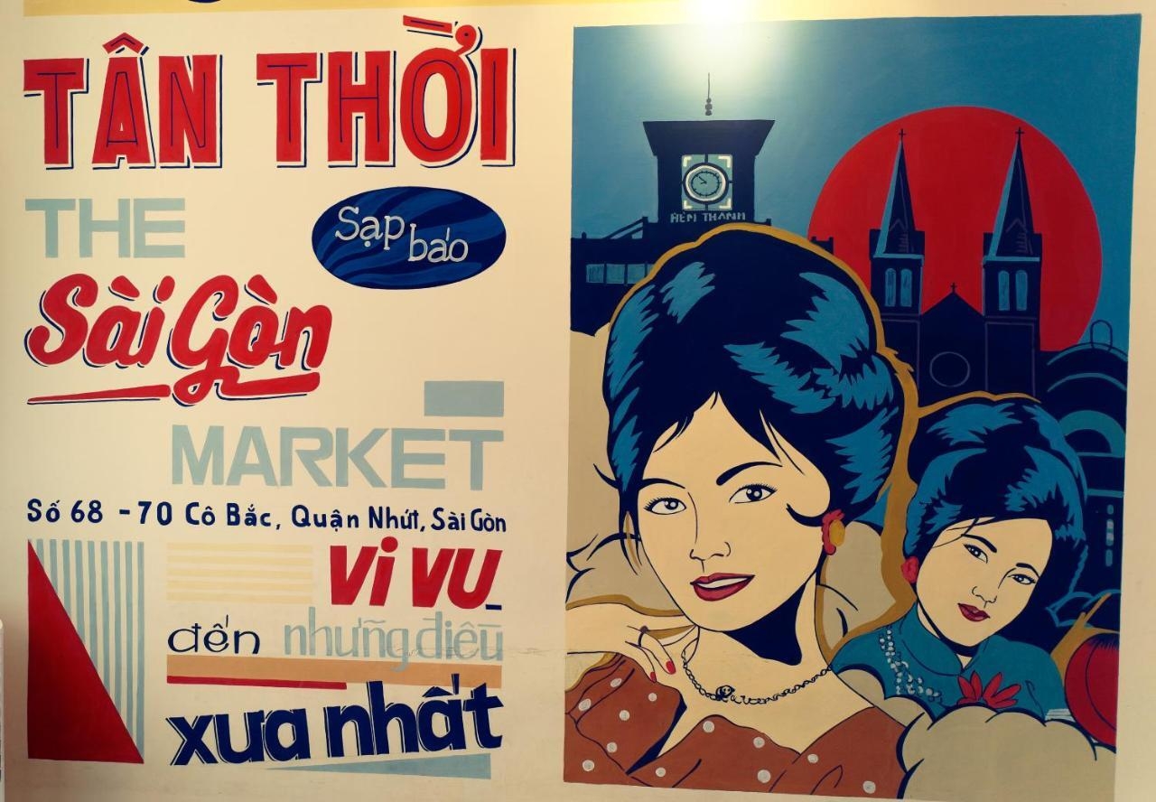 Poster quảng cáo Khách sạn Saigon Corner 1960S