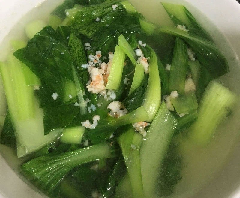 Canh cải thìa hình 5