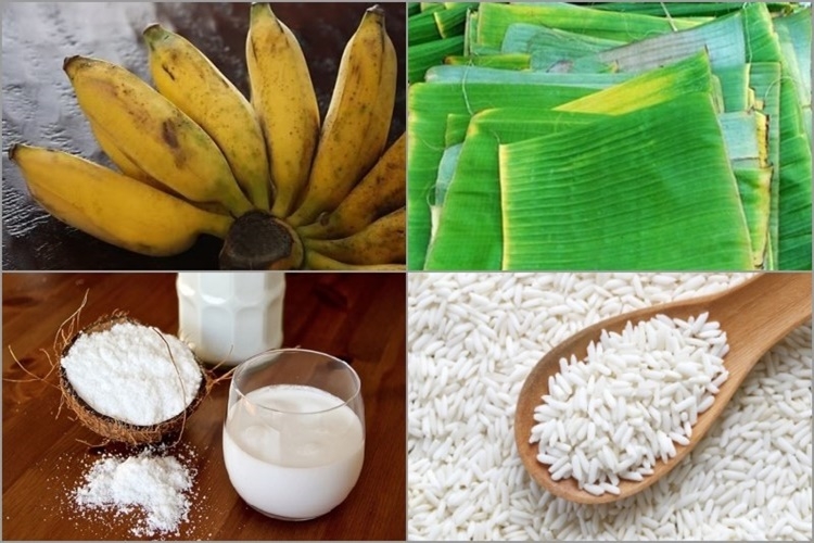 Nguyên liệu làm chuối nướng