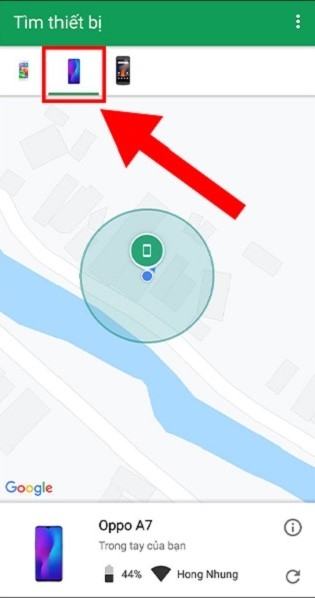 Tìm điện thoại OPPO hình 3