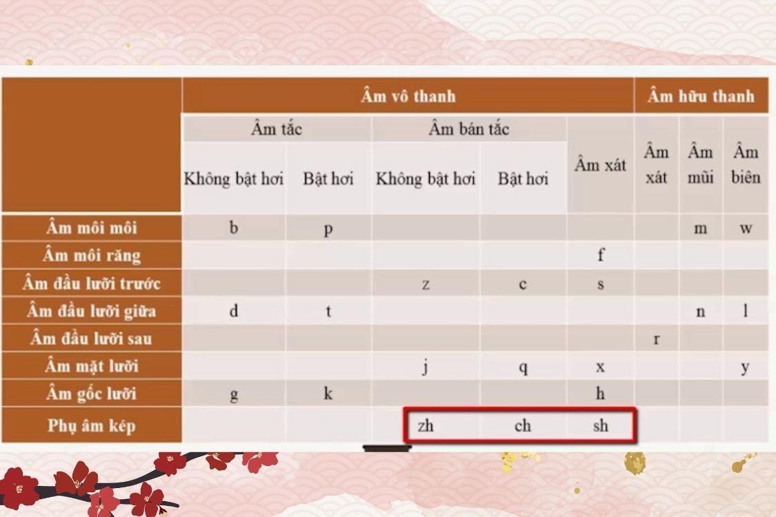Thanh mẫu (phụ âm)