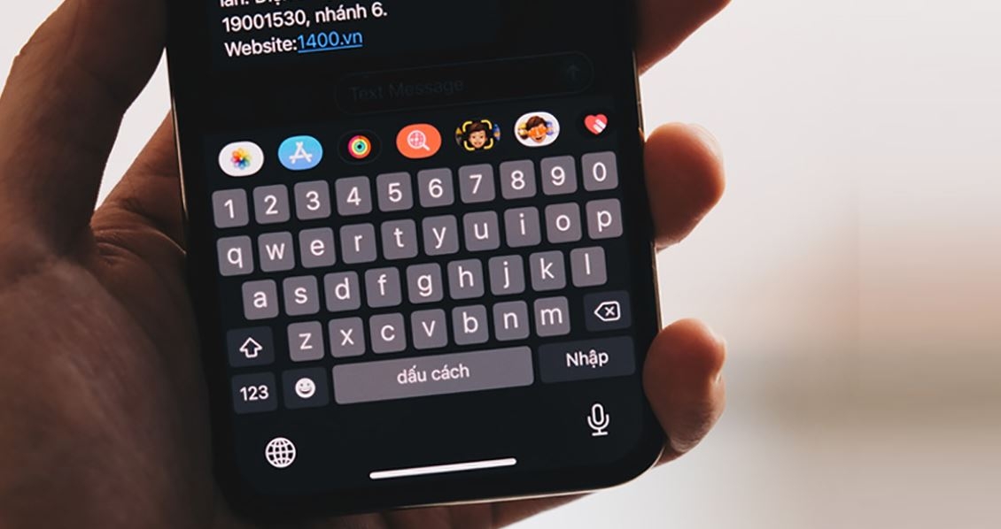 bàn phím iPhone bị lag 2