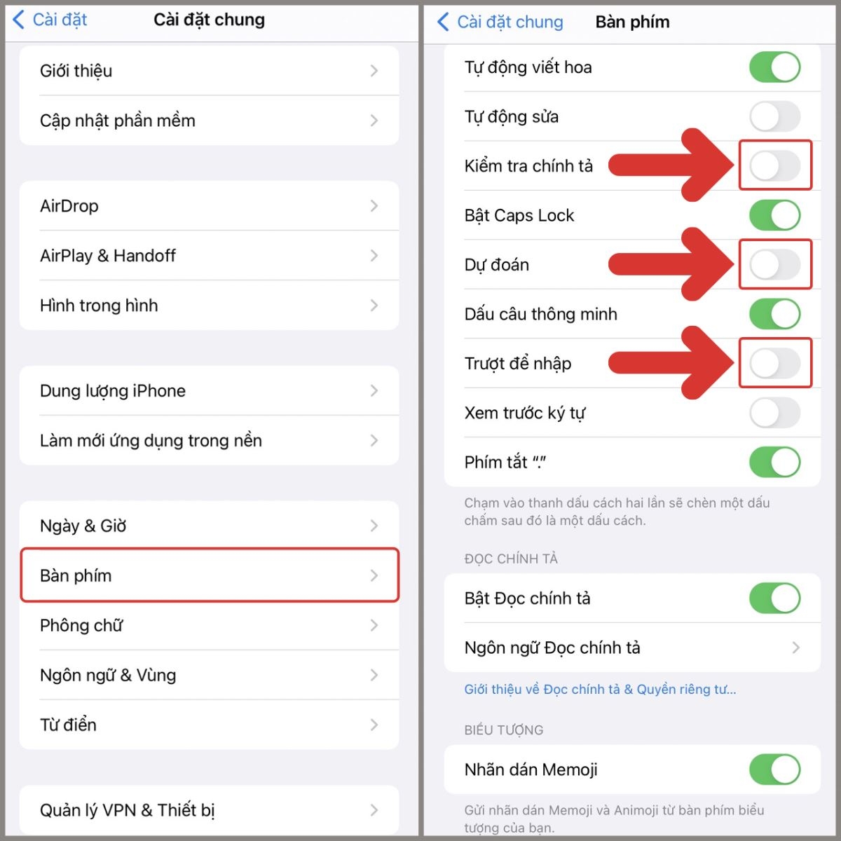 bàn phím iPhone bị lag 5