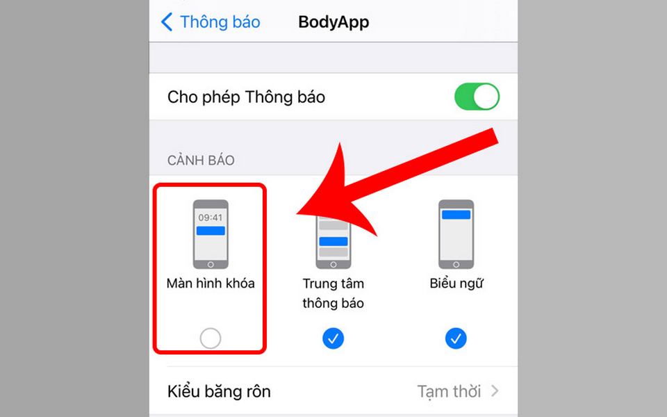 Tiến hành tắt màn hình theo yêu cầu