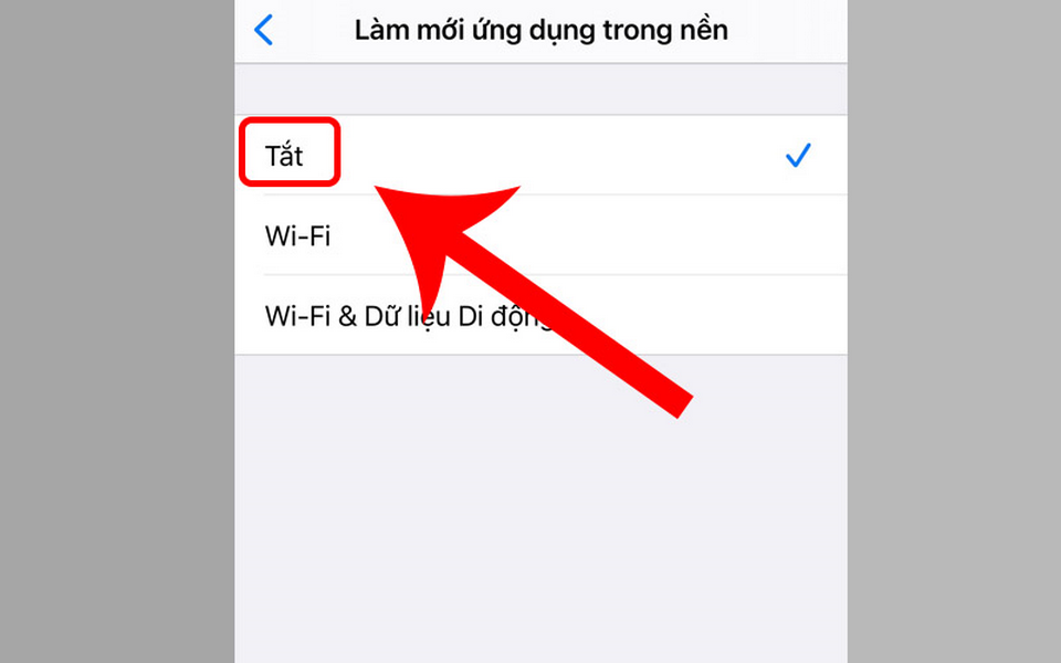 Kết thúc thao tác này