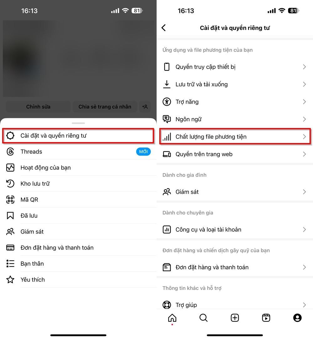 Cách tải ảnh và video lên Instagram ở chất lượng cao nhất 2
